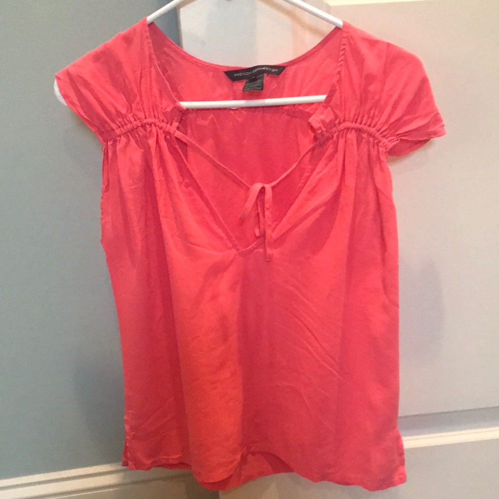 French Connection silk blouse- runs small